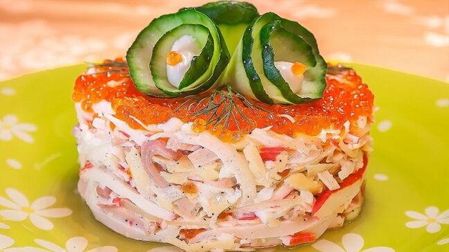 Dukan diyeti için salata tarifi