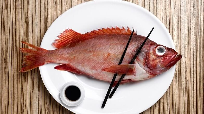 Japon diyeti için balık